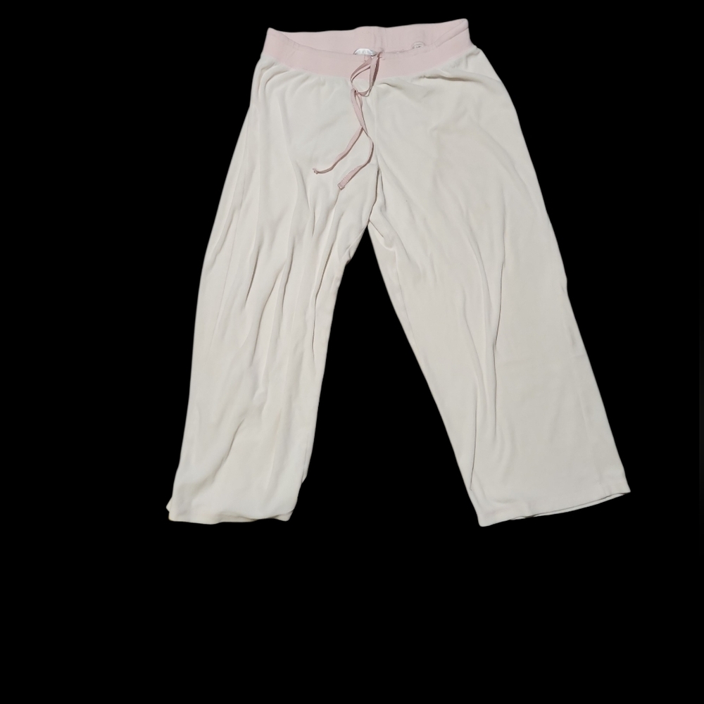 Last Day May 10  Free with purchase Sentiments  XL Women's Cream Pajama Pants